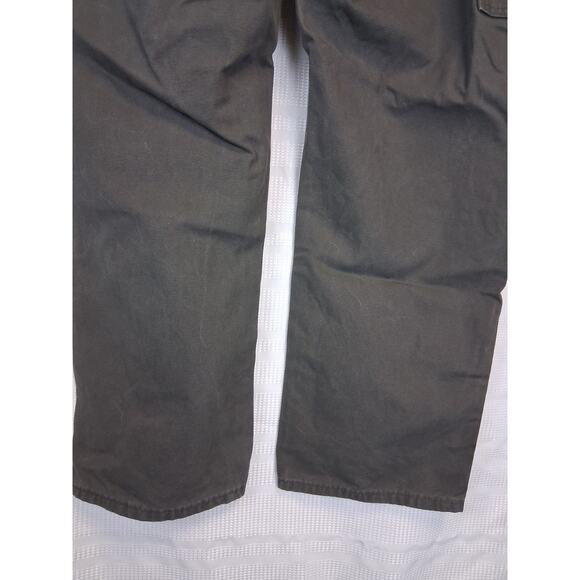 Dickies Pants Men's 44x32 Green Canvas Carpenter Regular Fit Cotton Work Wear - Picture 7 of 9